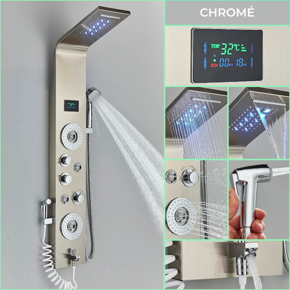 Colonne de Douche Thermostatique Hydromassante