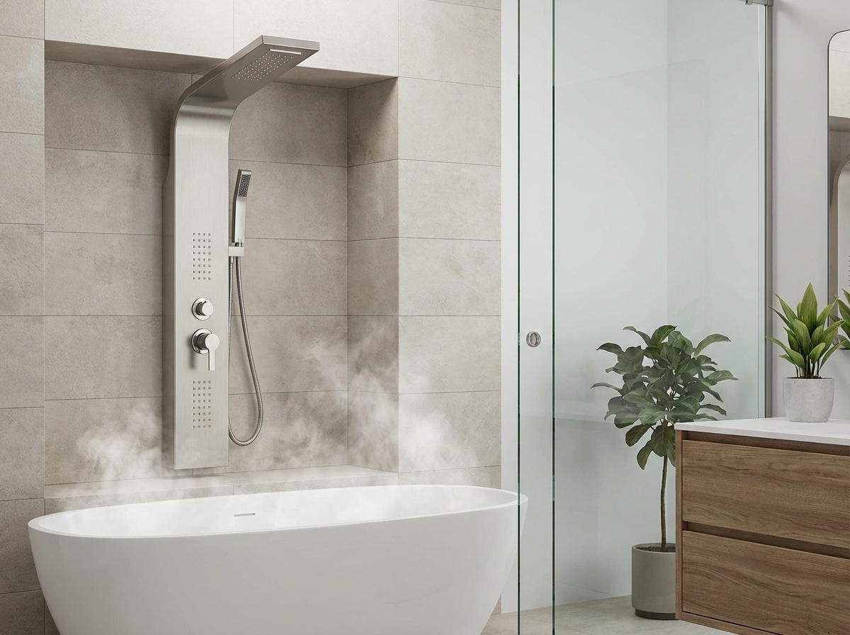 Colonne de douche pour baignoire