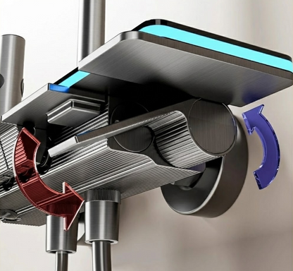 Colonne de Douche Numérique Avec Lumière Ambiante