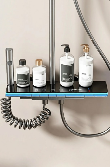 Colonne de Douche Numérique Avec Lumière Ambiante