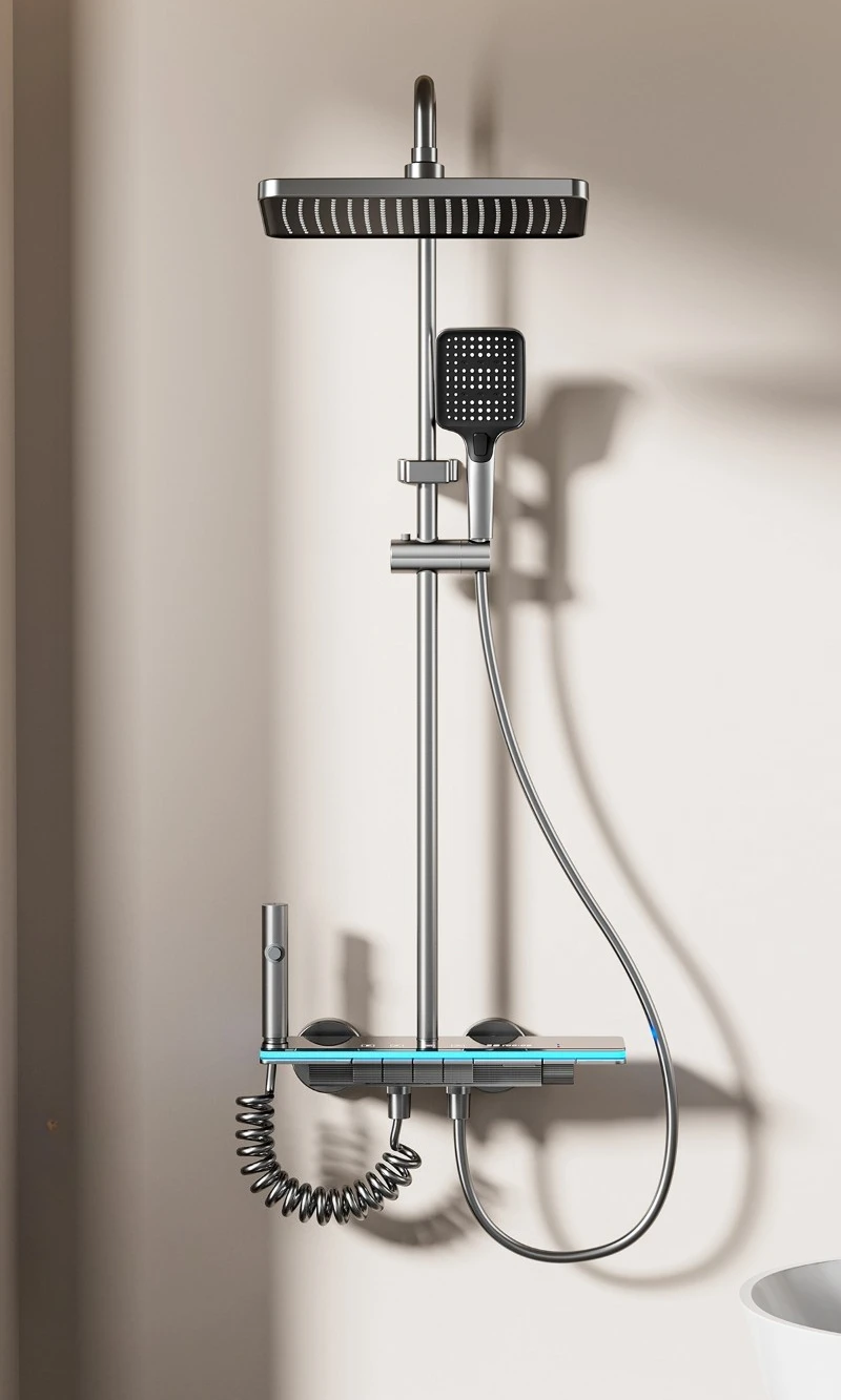 Colonne de Douche Numérique Avec Lumière Ambiante