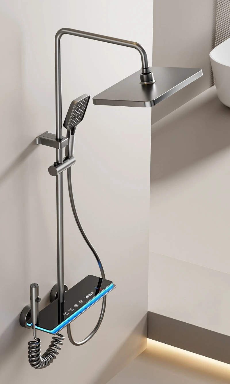 Colonne de Douche Numérique Avec Lumière Ambiante