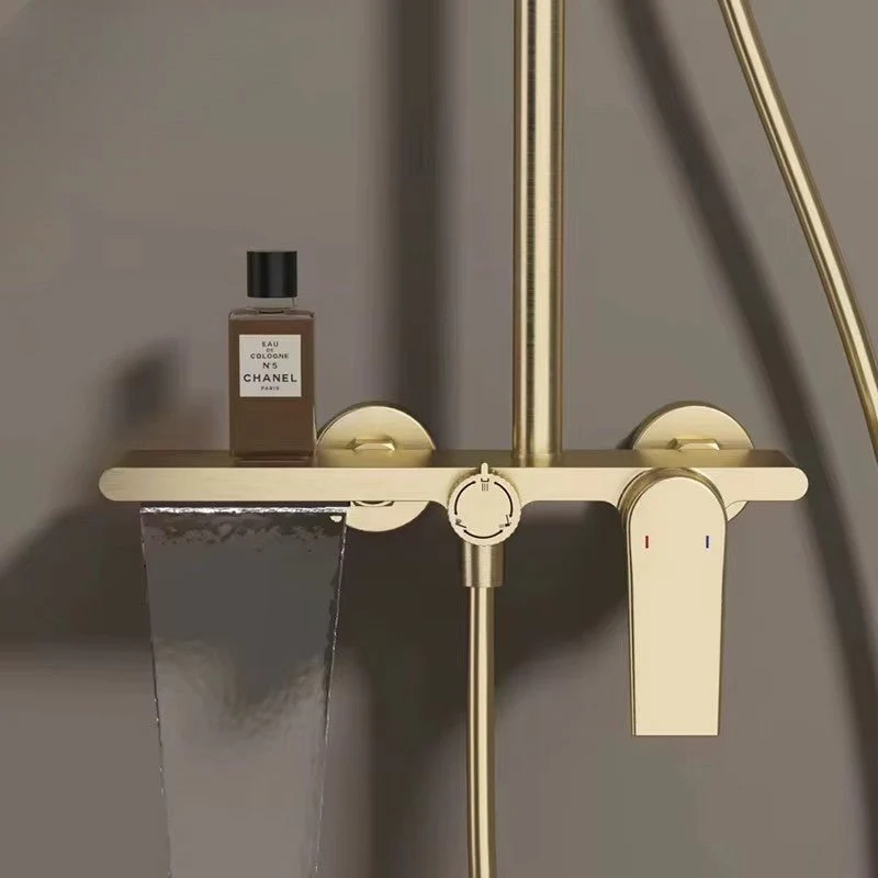 Colonne Douche Thermo Brossé 3V