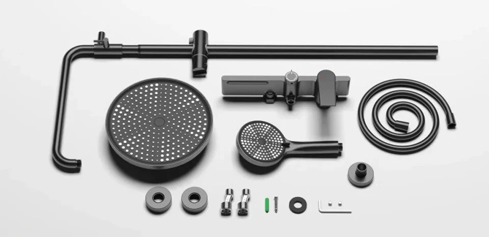 Colonne Douche Thermo Brossé 3V