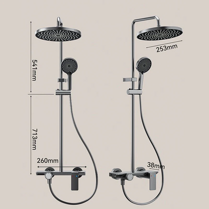 Colonne Douche Tournesol 3V Mur