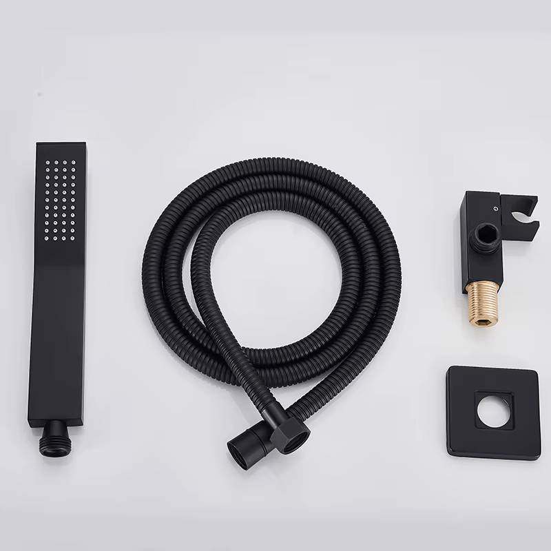 Colonne de Douche Encastrable LED, Pluie & Cascade, Douchette