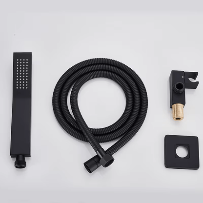 Colonne de Douche Encastrable LED, Pluie & Cascade, Douchette