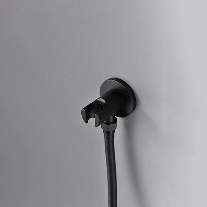 Colonne de Douche Baignoire Encastrable Noir Mat Ciel de Pluie et Douchette