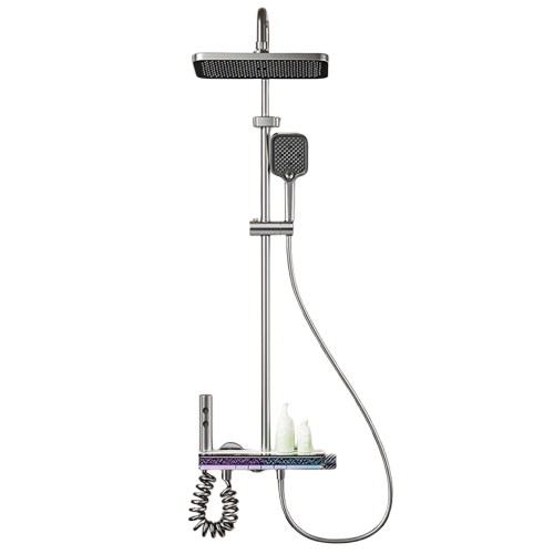Colonne de Douche avec Mitigeur Lumière d’Ambiance et Robinet Moderne