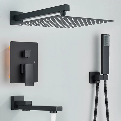 Colonne de Douche Encastrable Design Ciel de Pluie