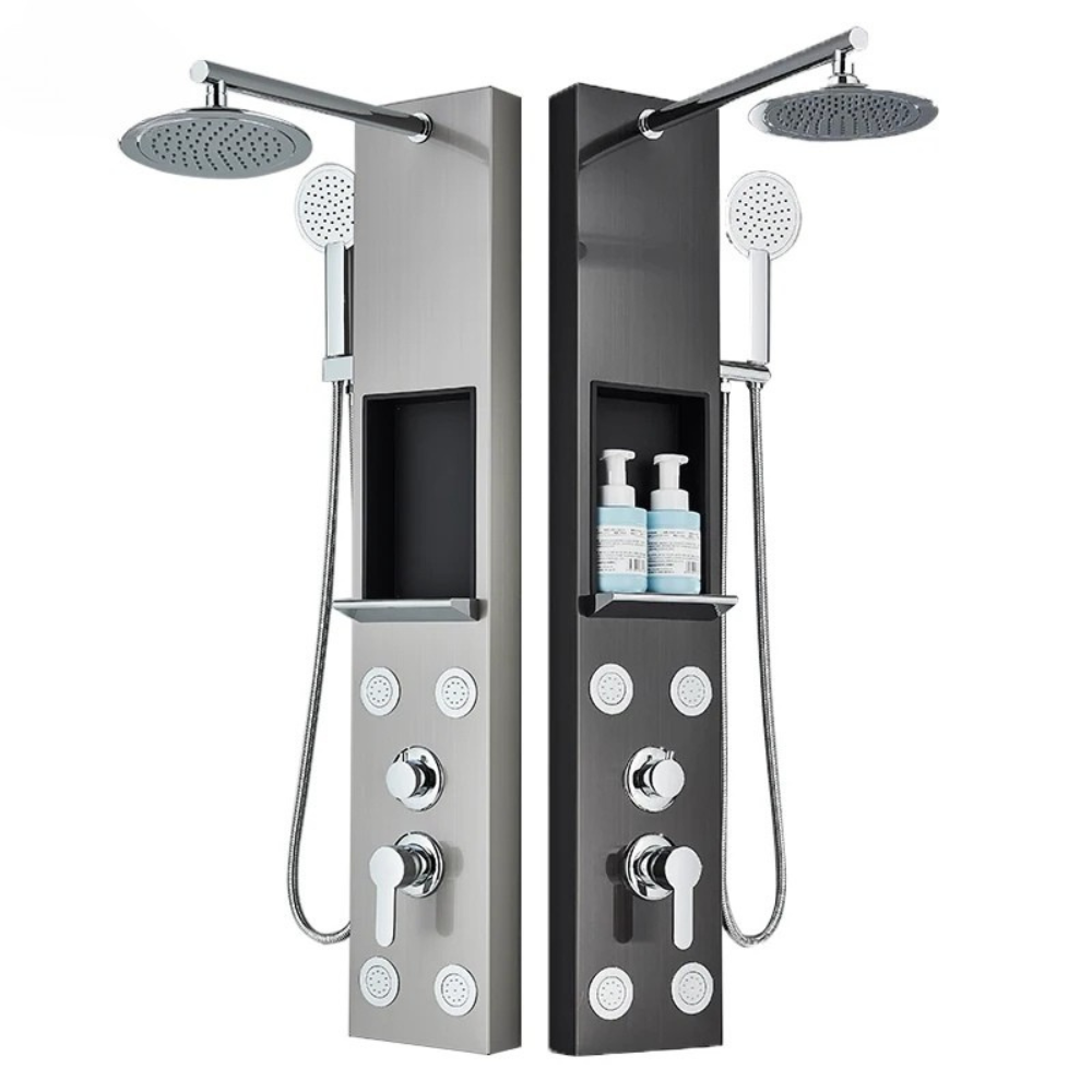 Colonne de Douche Hydromassante avec Niche et Jets Massants
