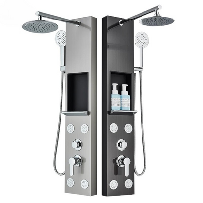 Colonne de Douche Hydromassante avec Niche et Jets Massants