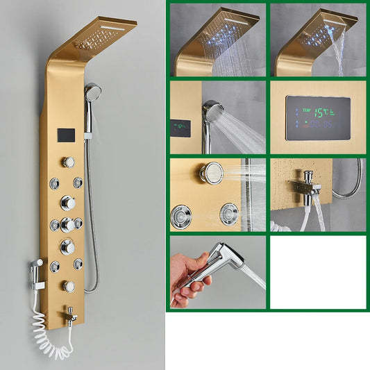 Colonne de Douche SPA Hydromassante à Affichage LED
