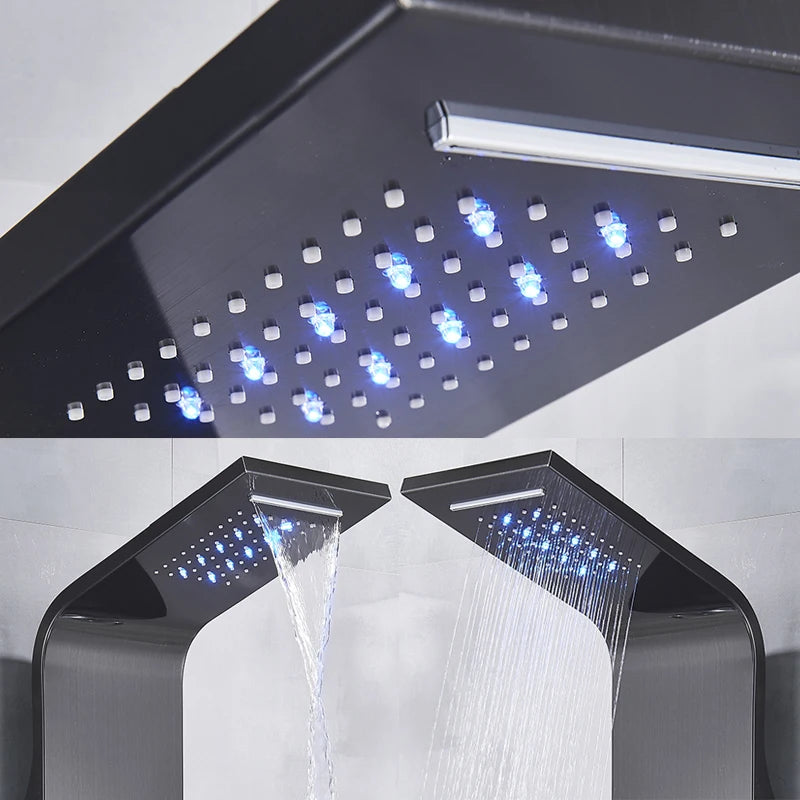 Colonne de Douche SPA Hydromassante à Affichage LED