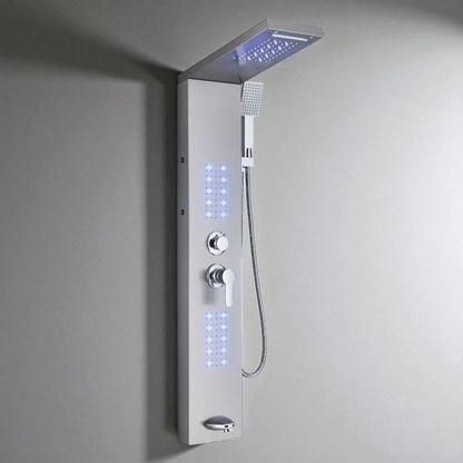 Colonne de Douche LED Avec Système Tour et Cascade