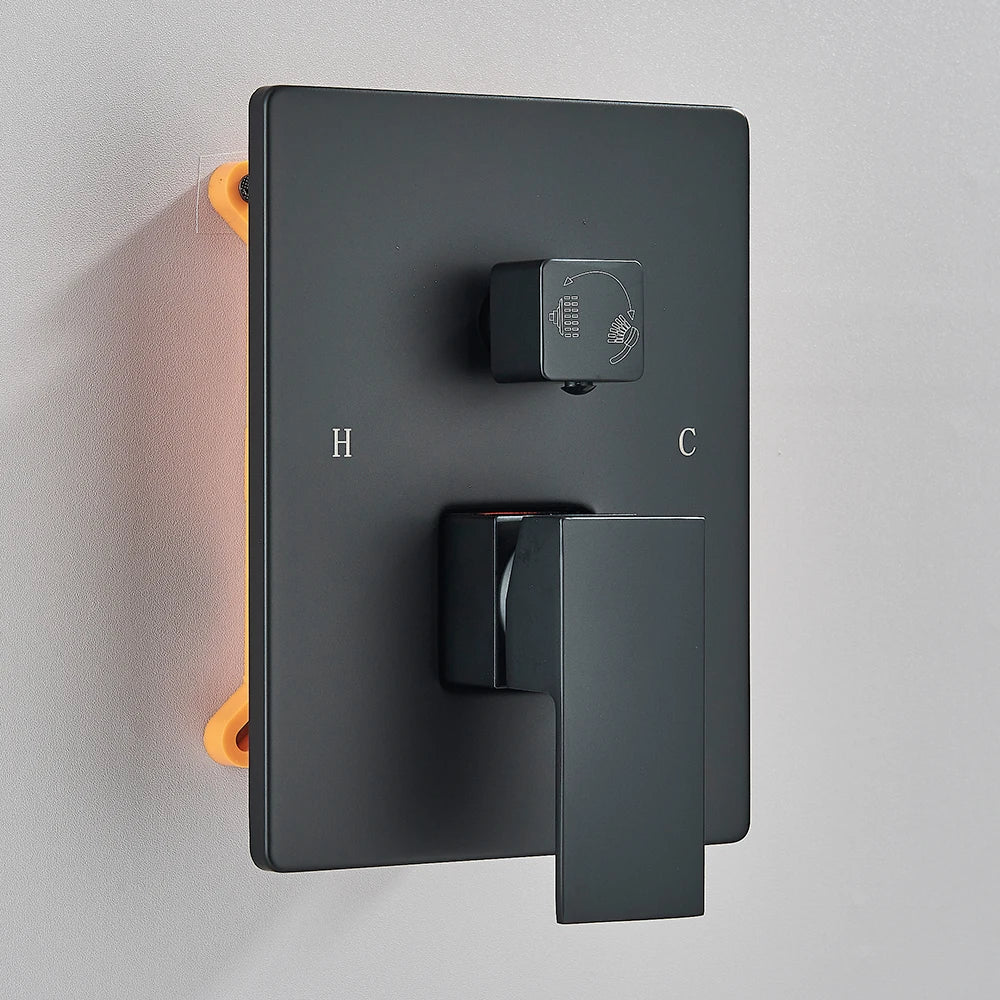 Colonne de Douche Encastrable Design Ciel de Pluie