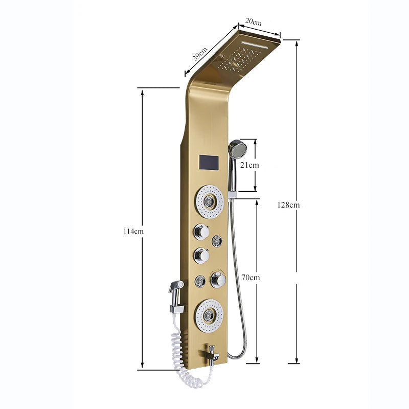 Colonne de Douche Thermostatique Hydromassante