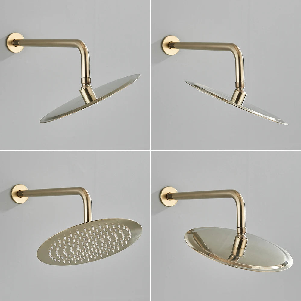 Colonne de Douche Baignoire Encastrée 2 Voies avec Pommeau Pluie