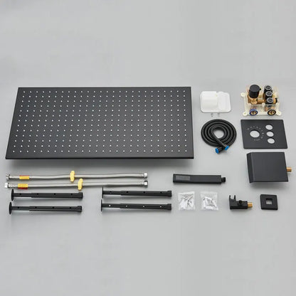 Colonne de Douche Thermostatique Jet Pluie