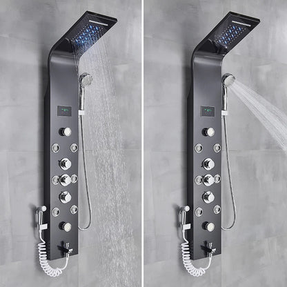 Colonne de Douche SPA Hydromassante à Affichage LED
