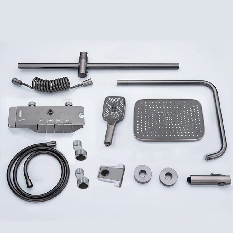 Colonne de Douche Baignoire Jets Pluie et Robinet Bain/Douche