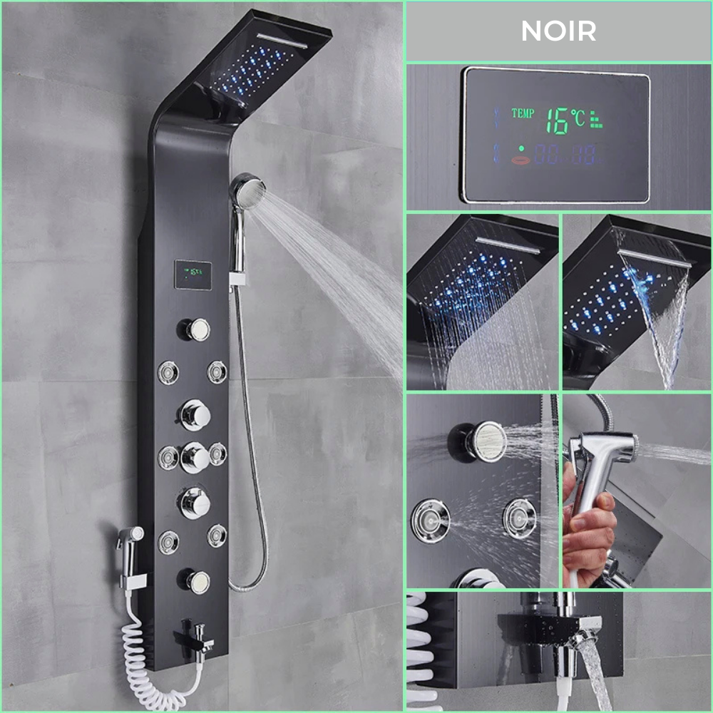 Colonne de Douche Thermostatique Hydromassante