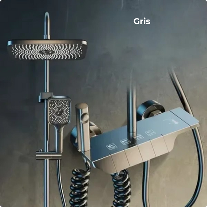 Colonne de Douche Baignoire Thermostatique 4 Fonctions avec Écran Numérique