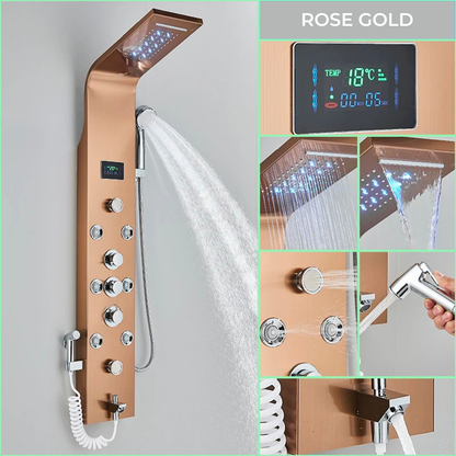 Colonne de Douche Thermostatique Hydromassante
