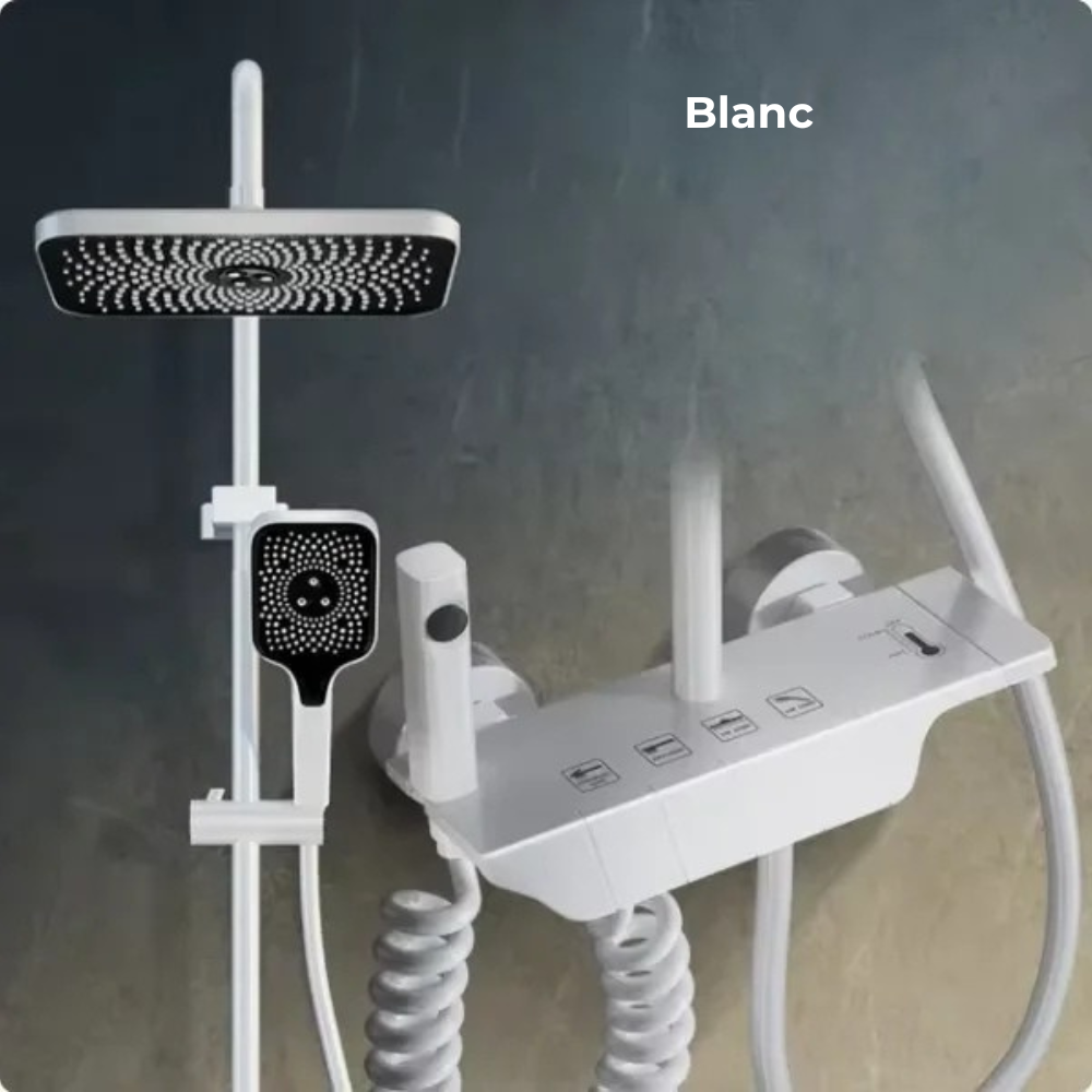 Colonne de Douche Baignoire Thermostatique 4 Fonctions avec Écran Numérique